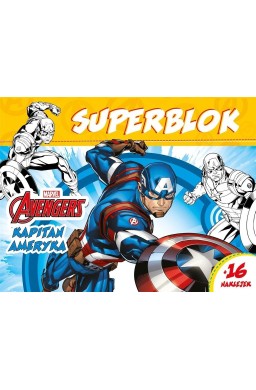 Superblok. Marvel Avengers Kapitan Ameryka