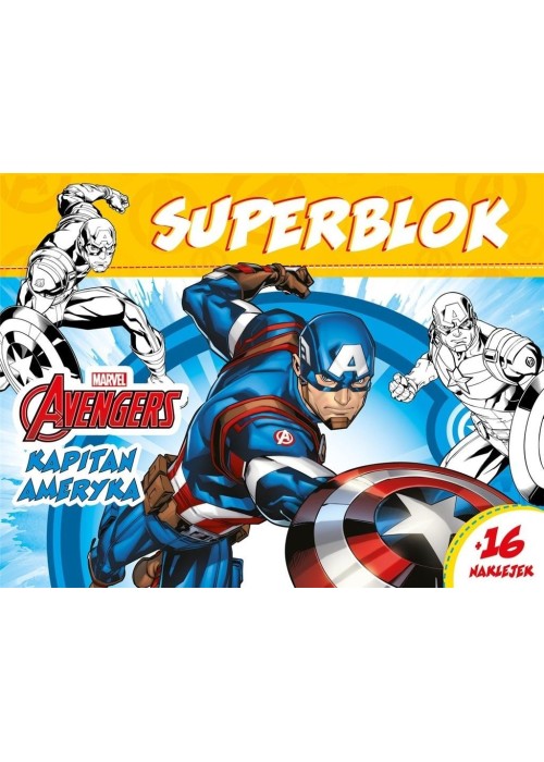 Superblok. Marvel Avengers Kapitan Ameryka