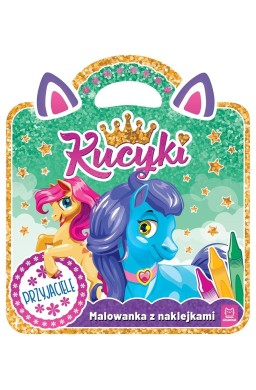 Kucyki. Malowanka z naklejkami. Przyjaciele