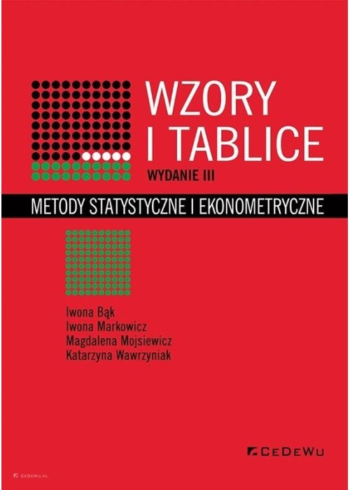 Wzory i tablice.. Metody statystyczne i.. w.3