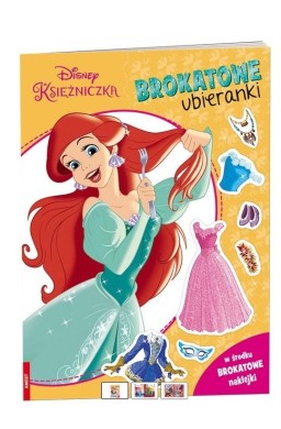 Disney Księżniczka. Brokatowe ubieranki