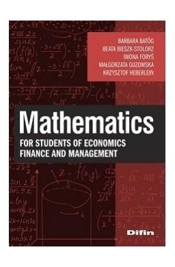 Mathematics for students of economics, finance...