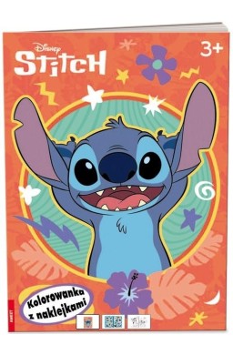 Stitch. Kolorowanka z Naklejkami