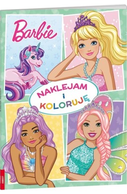 Barbie. Naklejam i Koloruję