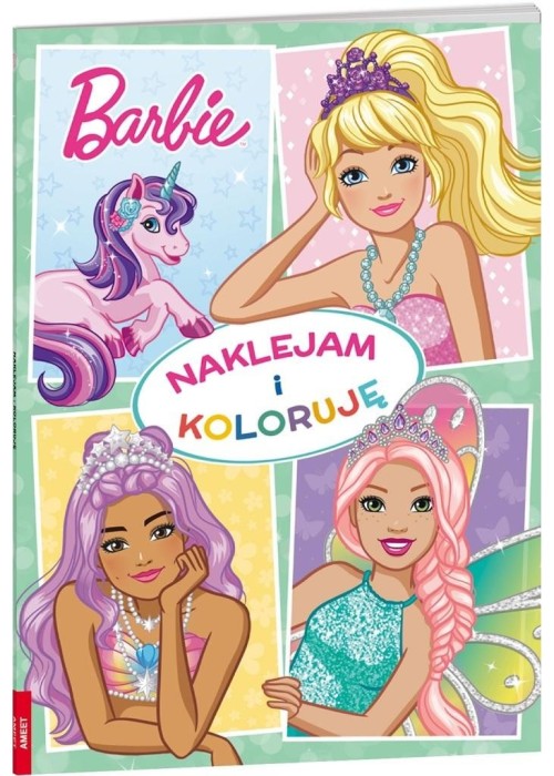 Barbie. Naklejam i Koloruję