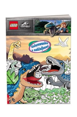 Lego Jurassic World. Kolorowanka z naklejkami