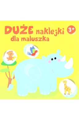 Duże naklejki dla maluszka 3+ - Nosorożec