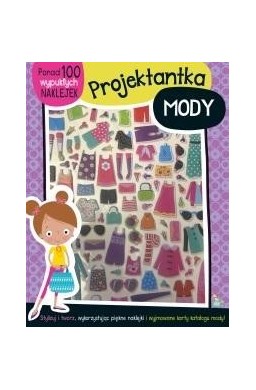 Projektantka mody - 100 wypukłych naklejek