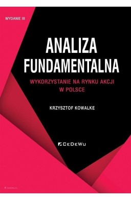 Analiza fundamentalna. Wykorzystanie na rynku...