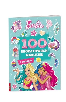 Barbie. 100 brokatowych naklejek