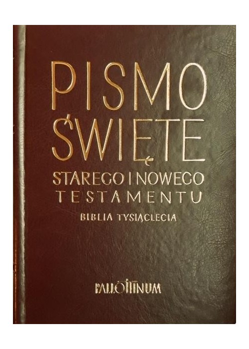 Biblia Tysiąclecia Pismo Święte ST i NT