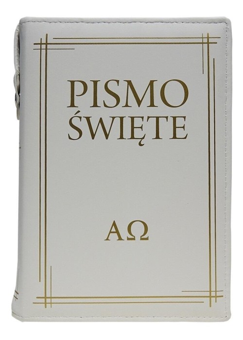 Pismo Święte w etui białe