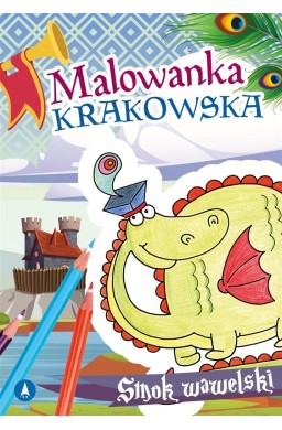 Malowanka krakowska. Smok wawelski