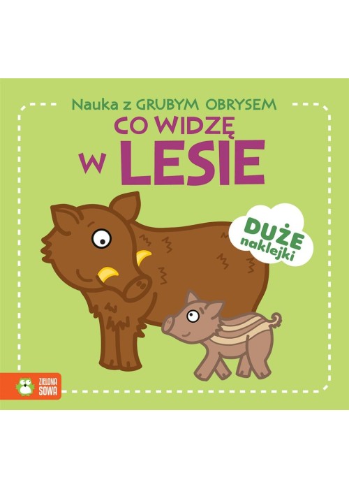 Nauka z grubym obrysem. Co widzę w lesie