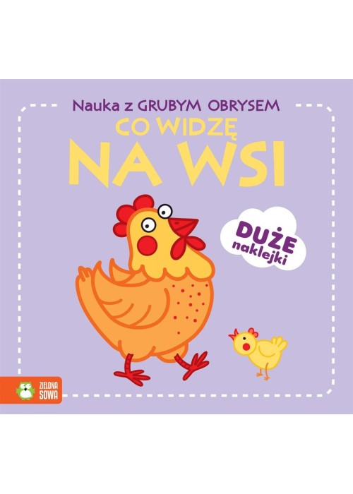 Nauka z grubym obrysem. Co widzę na wsi