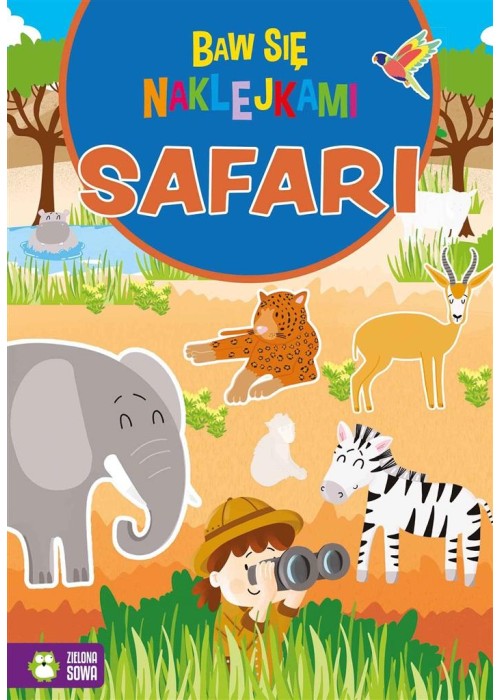 Baw się naklejkami. Safari