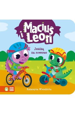 Maciuś i Leon jeżdżą na rowerze