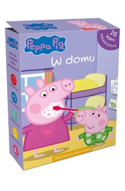 Świnka Peppa. W domu. Karty edukacyjne w pudełku