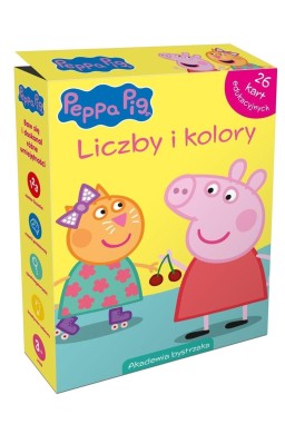 Świnka Peppa. Liczby i kolory. Karty edukacyjne