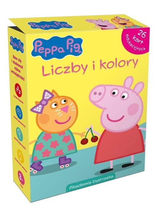 Świnka Peppa. Liczby i kolory. Karty edukacyjne