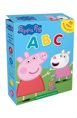 Świnka Peppa. ABC. Karty edukacyjne w pudełku