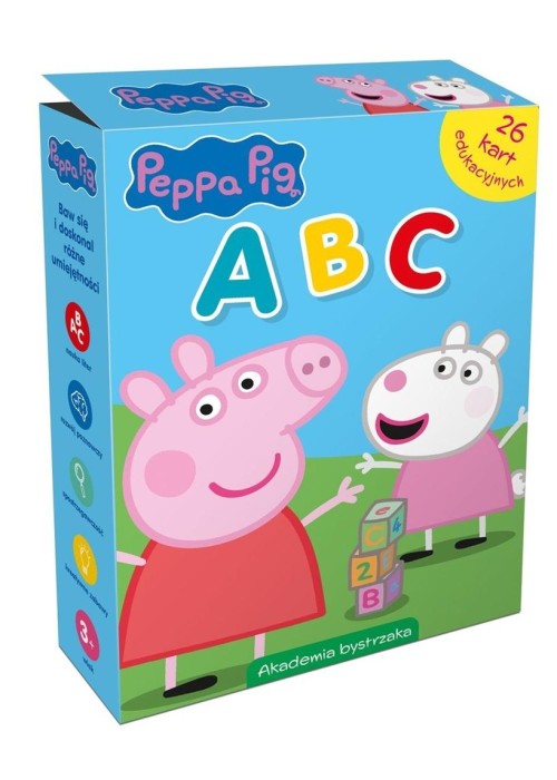 Świnka Peppa. ABC. Karty edukacyjne w pudełku