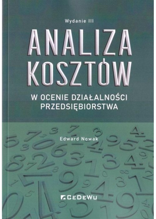 Analiza kosztów w ocenie działalności... w.3