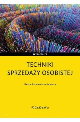 Techniki sprzedaży osobistej w.4