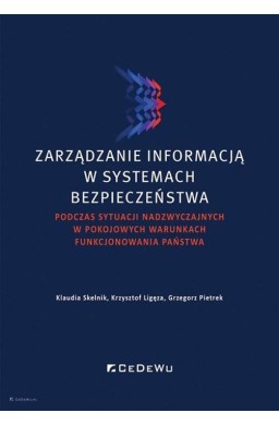 Zarządzanie informacją w systemach bezpieczeństwa