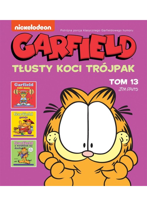 Garfield T.13 Tłusty koci trójpak