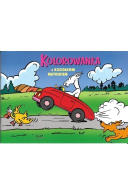 Kolorowanka z Koziołkiem Matołkiem - autko