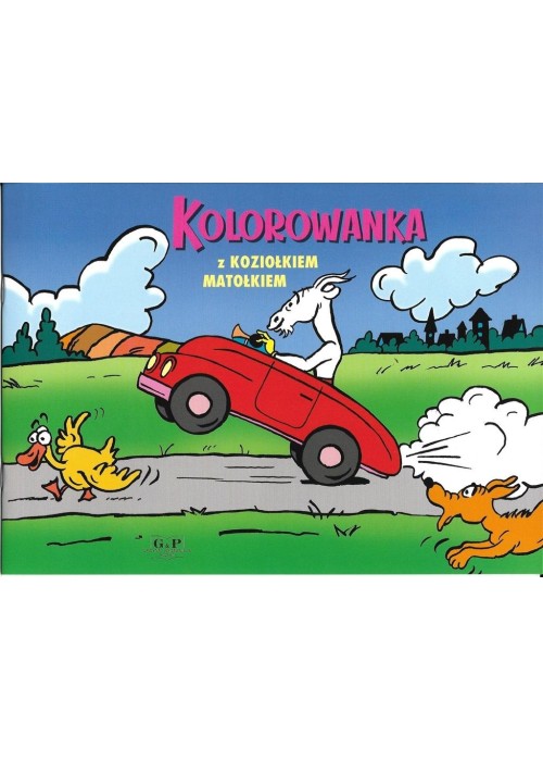 Kolorowanka z Koziołkiem Matołkiem - autko