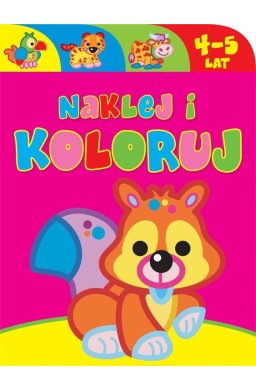 Naklej i koloruj 4-5 lat