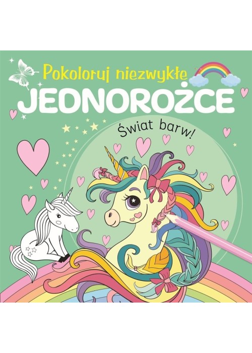 Pokoloruj niezwykłe jednorożce