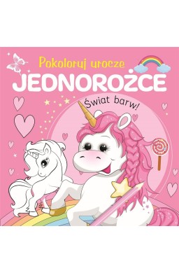 Pokoloruj urocze jednorożce