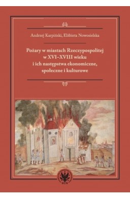 Pożary w miastach Rzeczypospolitej w XVI-XVIII w.