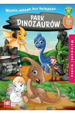 Park dinozaurów. Malowanki wodne