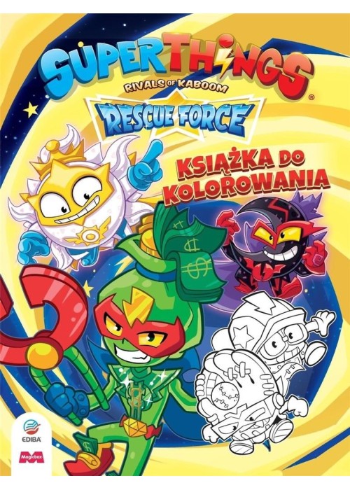 Super Things - Książka do kolorowania + figurka