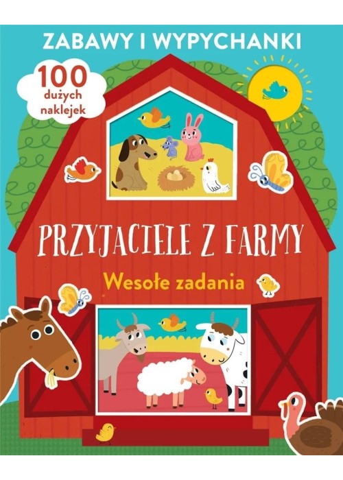 Zabawy i wypychanki. Przyjaciele z farmy. Wesołe..