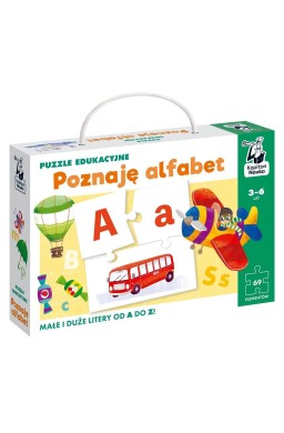 Kapitan nauka Puzzle edukacyjne Alfabet 3-6 lat