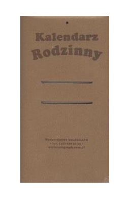 Ścianka do kalendarza RODZINNEGO TELEGRAPH