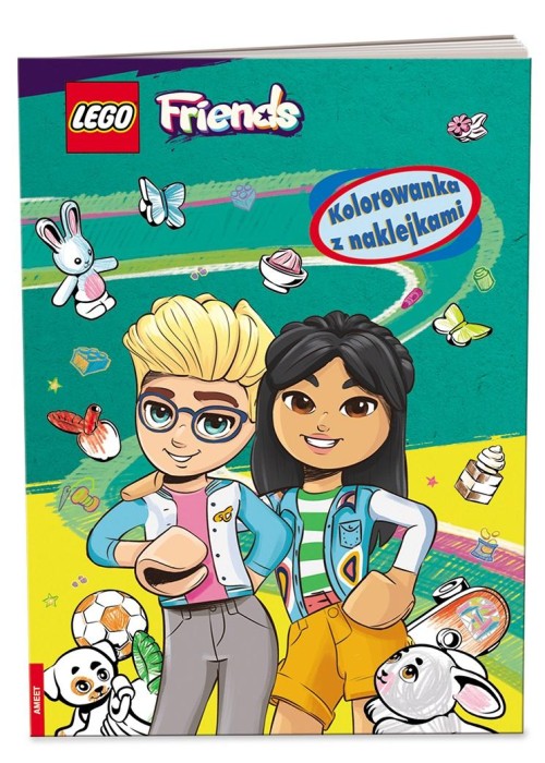 LEGO Friends. Kolorowanka z naklejkami