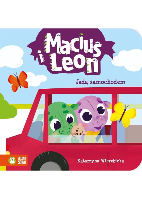 Maciuś i Leon jadą samochodem