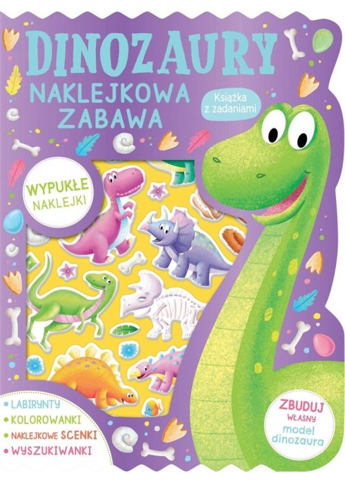 Dinozaury. Książka z zadaniami