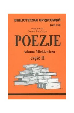 Biblioteczka opracowań nr 038 Poezje cz. II