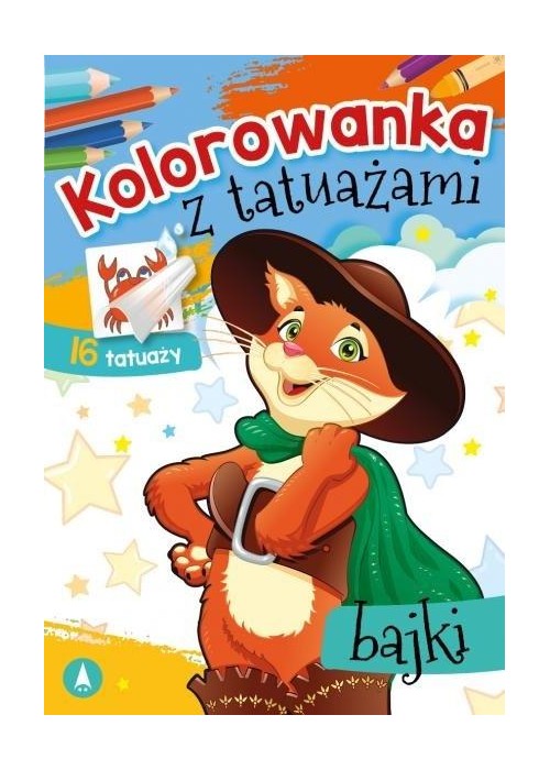 Kolorowanka z tatuażami. Bajki