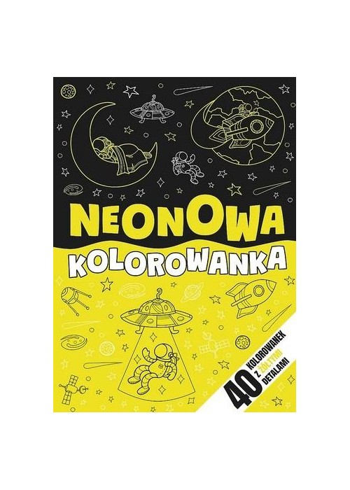 Neonowa kolorowanka żółta