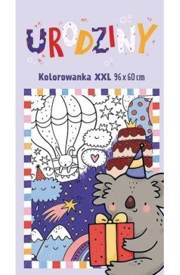 Kolorowanka XXL. Urodziny