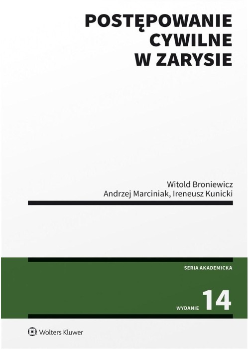 Postępowanie cywilne w zarysie w.14