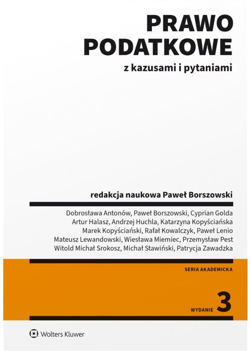 Prawo podatkowe z kazusami i pytaniami w.3